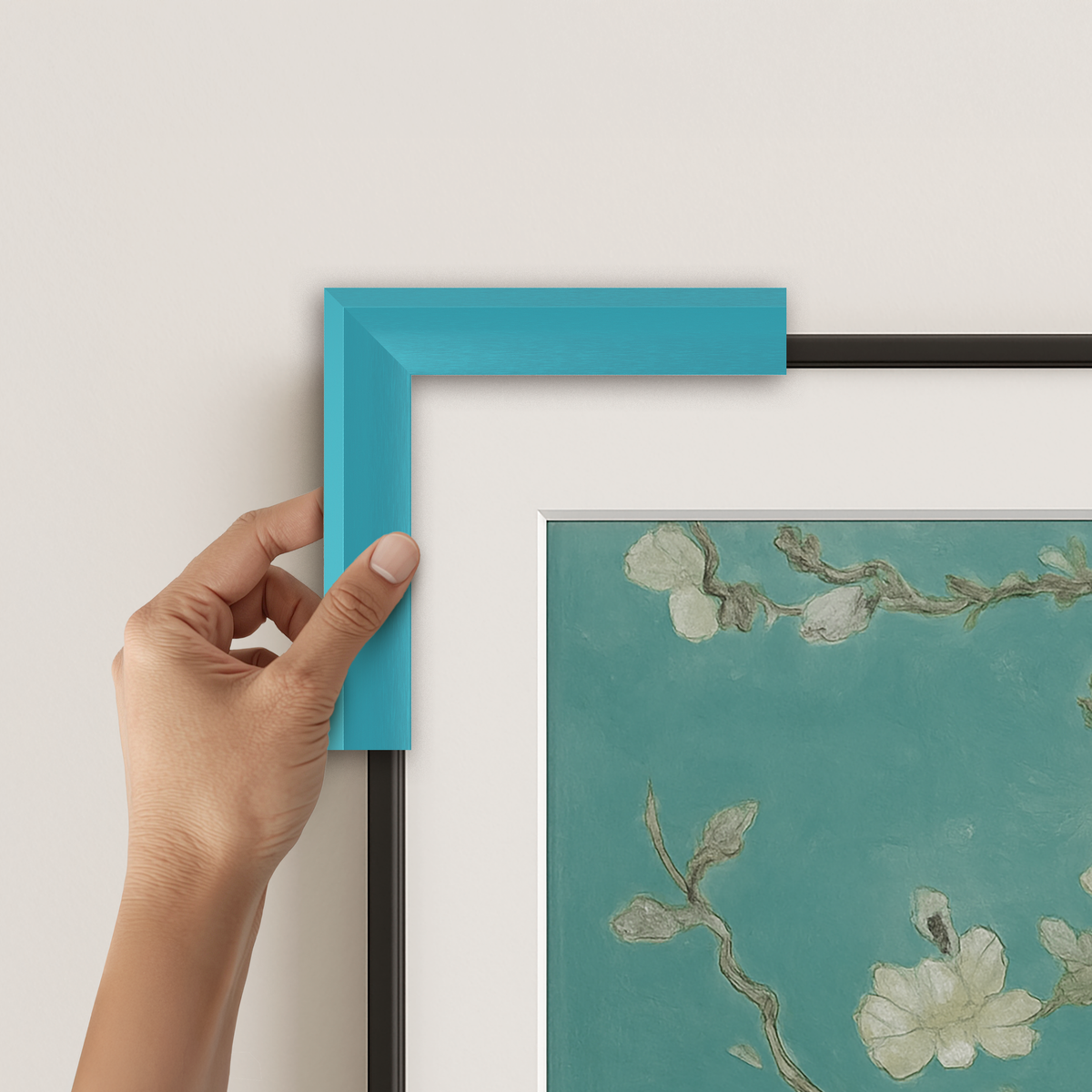 Caribbean Turquoise - Alloy Prismatic Samsung Frame Bezel