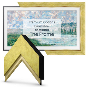 Deco TV Frames Samsung the Frame TV Contemporary Gold