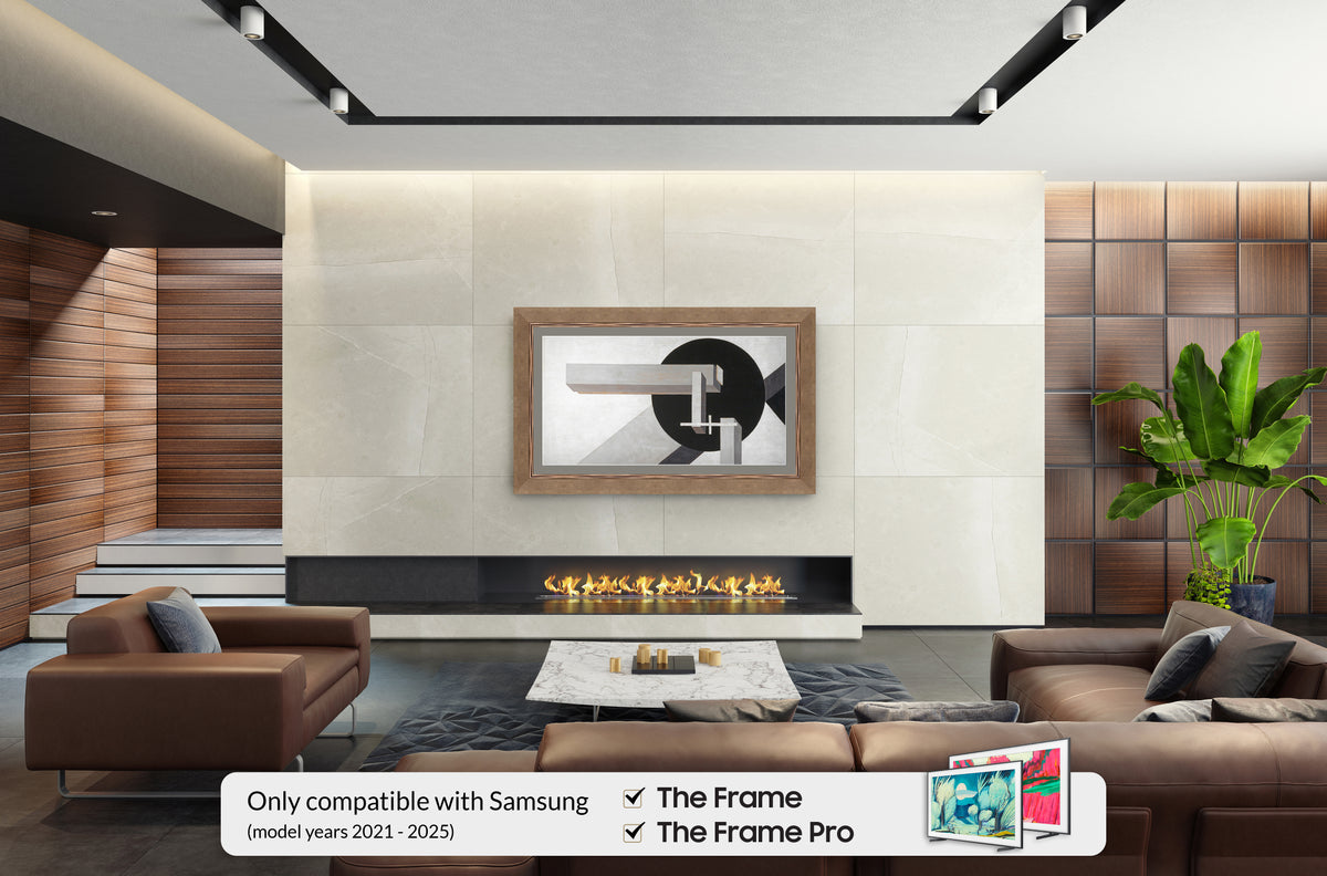 Contemporary Bronze Deco Frame