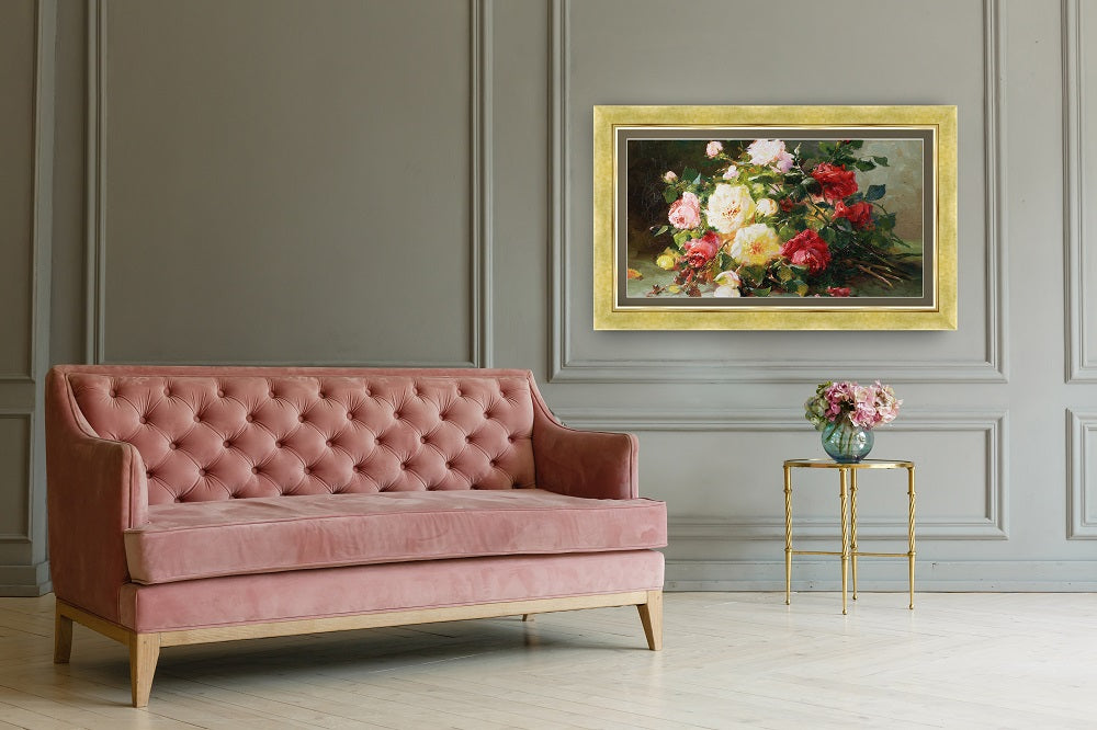 Deco TV Frames Samsung the Frame TV Contemporary Gold