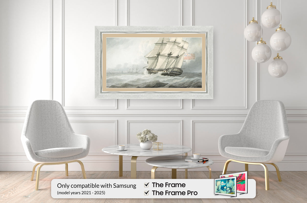 Contemporary Silver Deco Frame