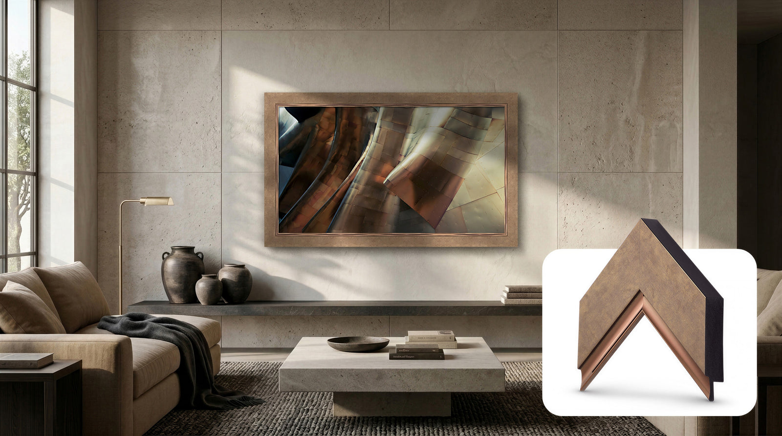 Contemporary Bronze Deco Frame (2017-2020)