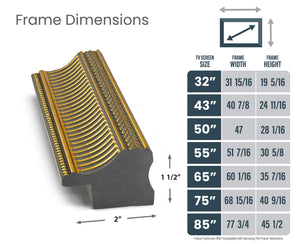 Empire Gold Deco Slim Frame