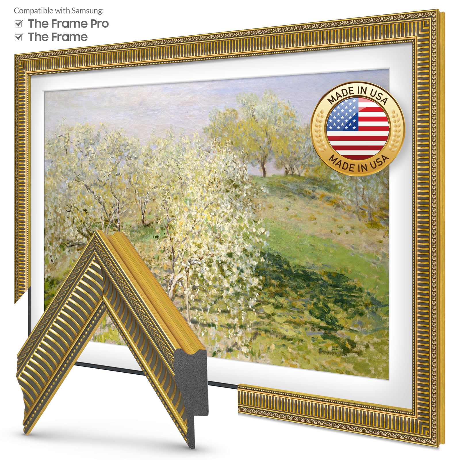 Empire Gold Deco Slim Frame