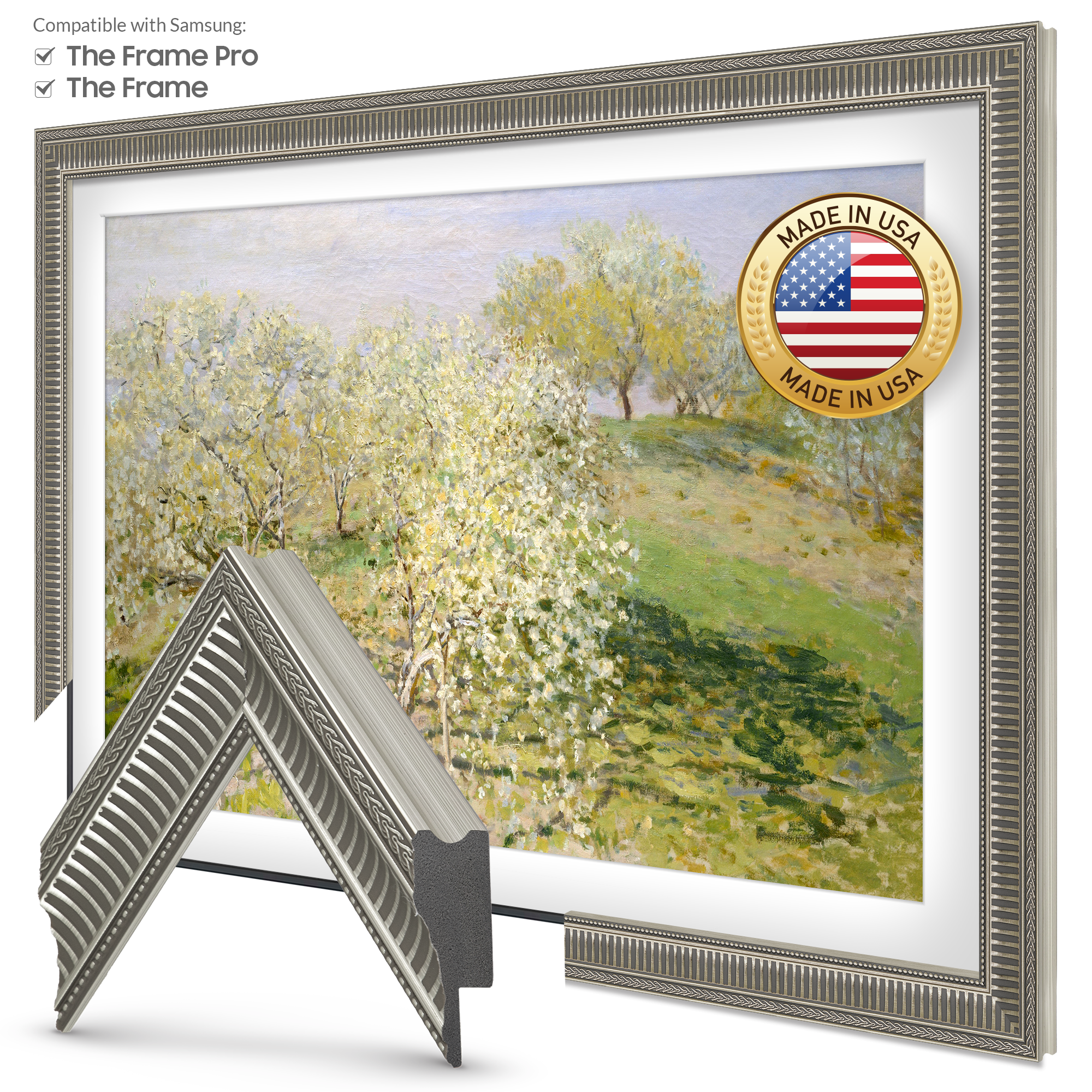 Empire Silver Deco Slim Frame