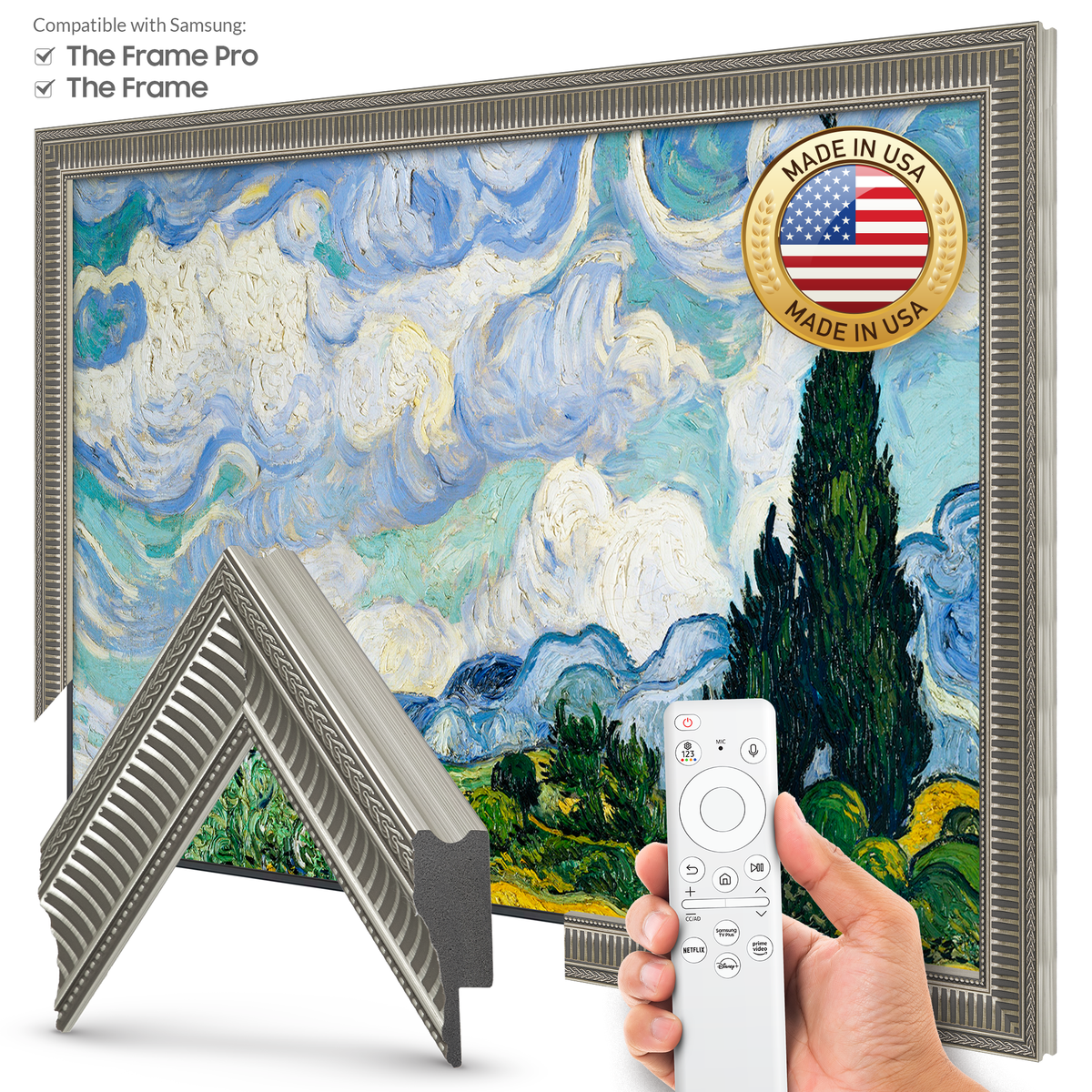 Empire Silver Deco Slim Frame