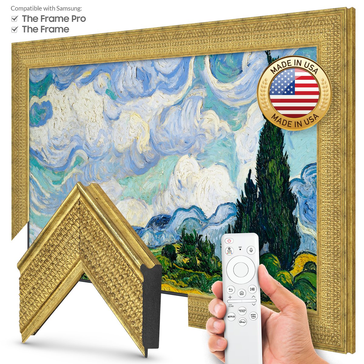 Gatsby Gold Deco Frame