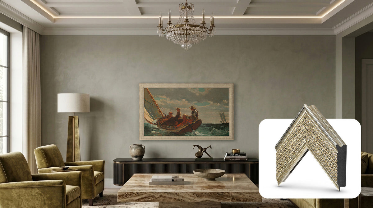 Gatsby Silver Deco Frame