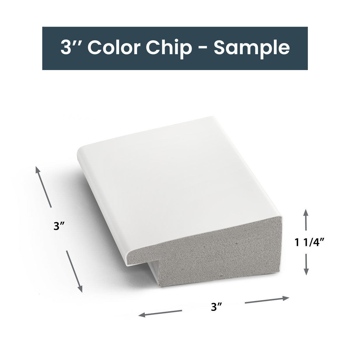 Gloss White Deco Sample