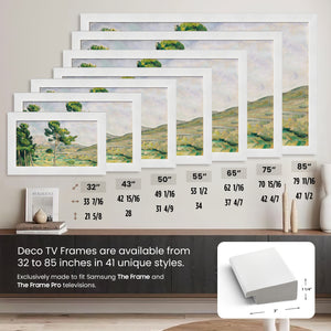 Gloss White Deco Frame