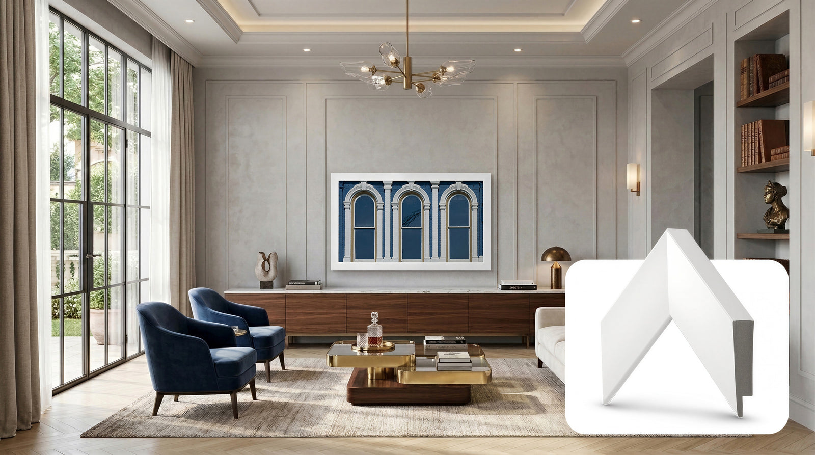 Gloss White Deco Frame