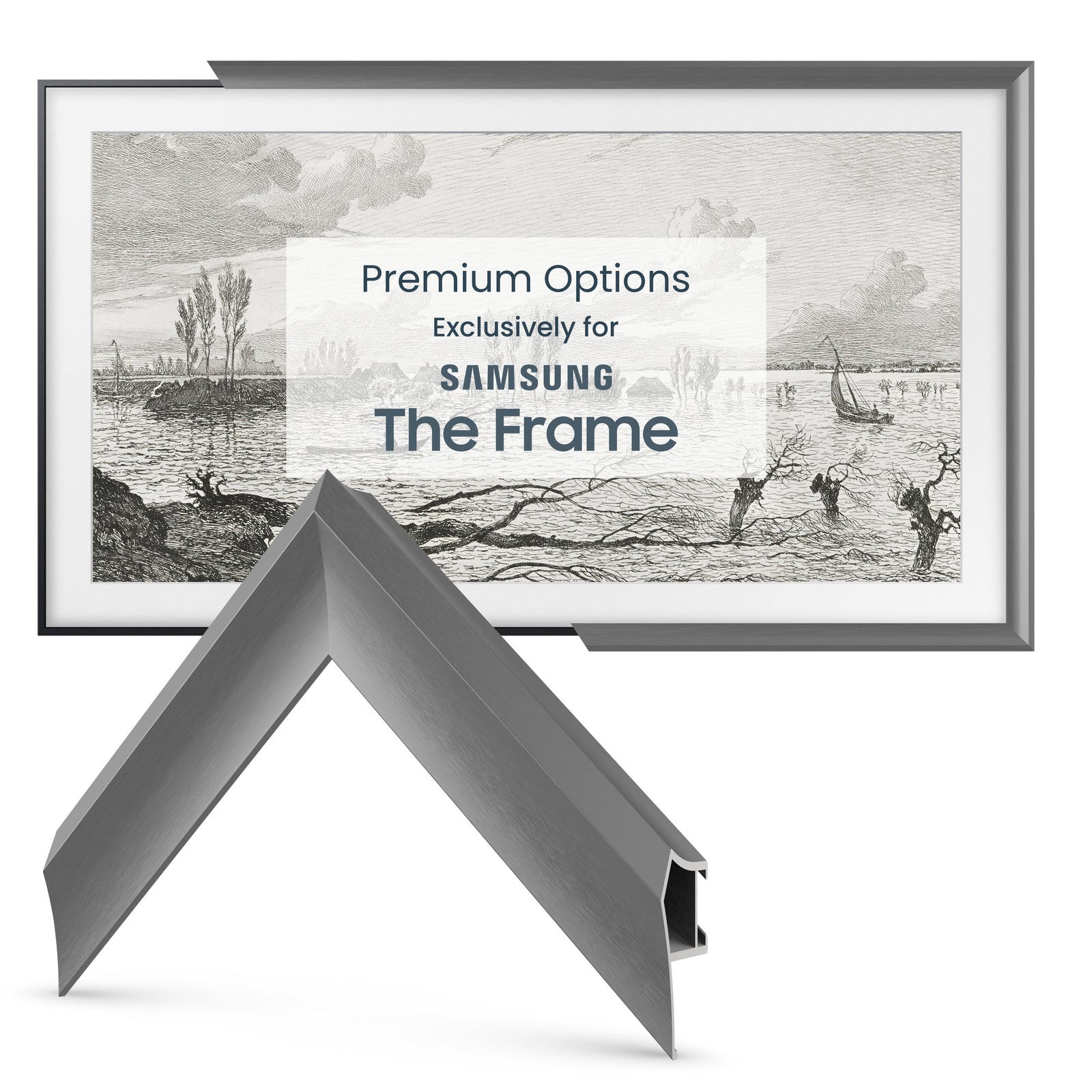 Graphite - Alloy Prismatic Samsung Frame Bezel