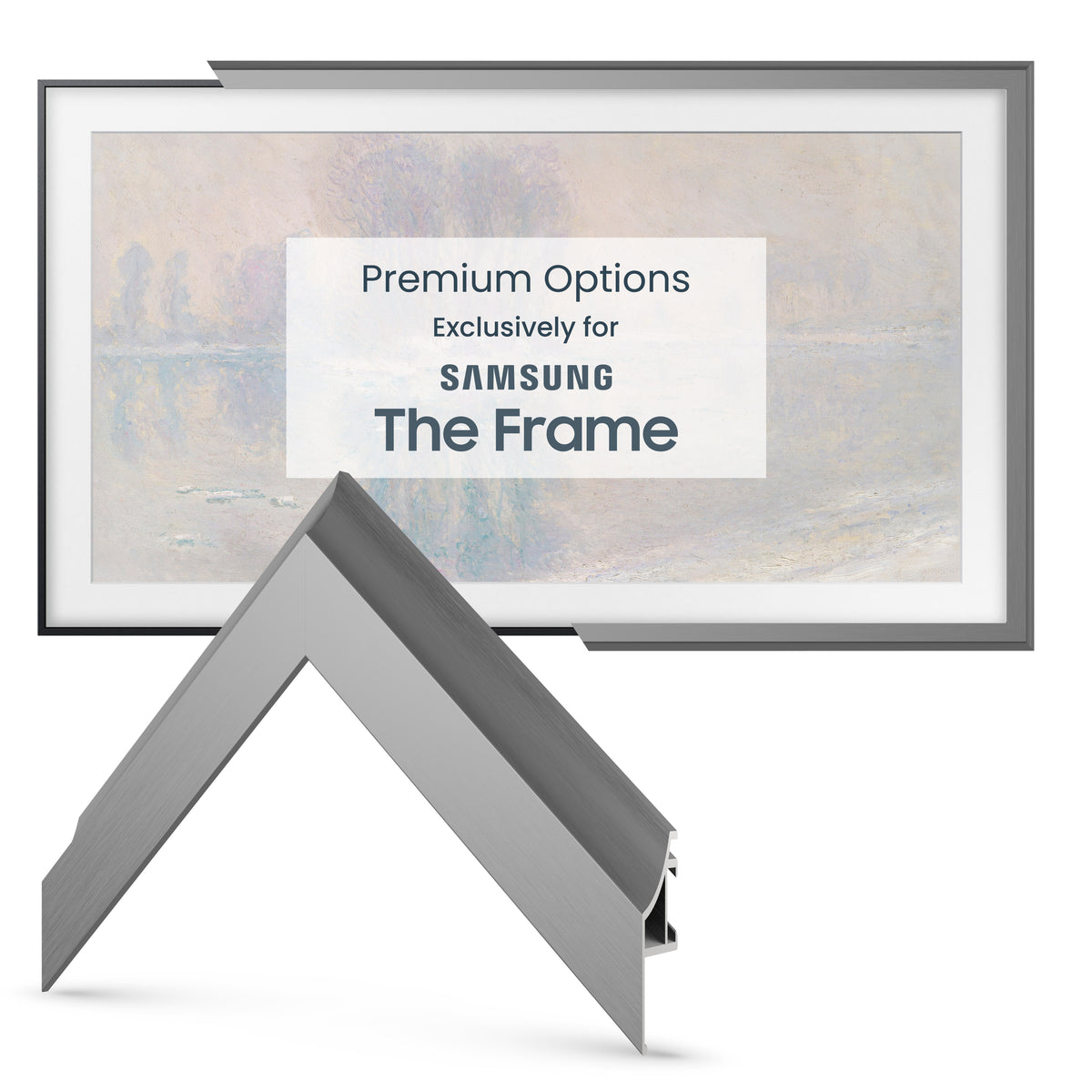 Graphite - Alloy Scoop Samsung Frame Bezel