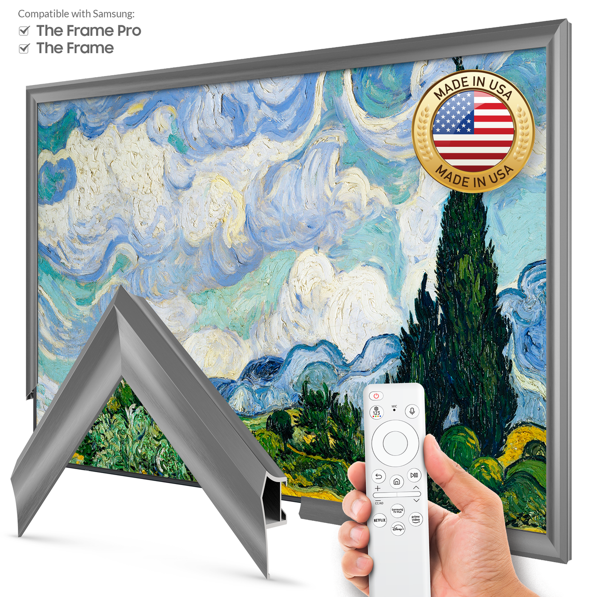 Graphite - Alloy Prismatic Samsung Frame Bezel