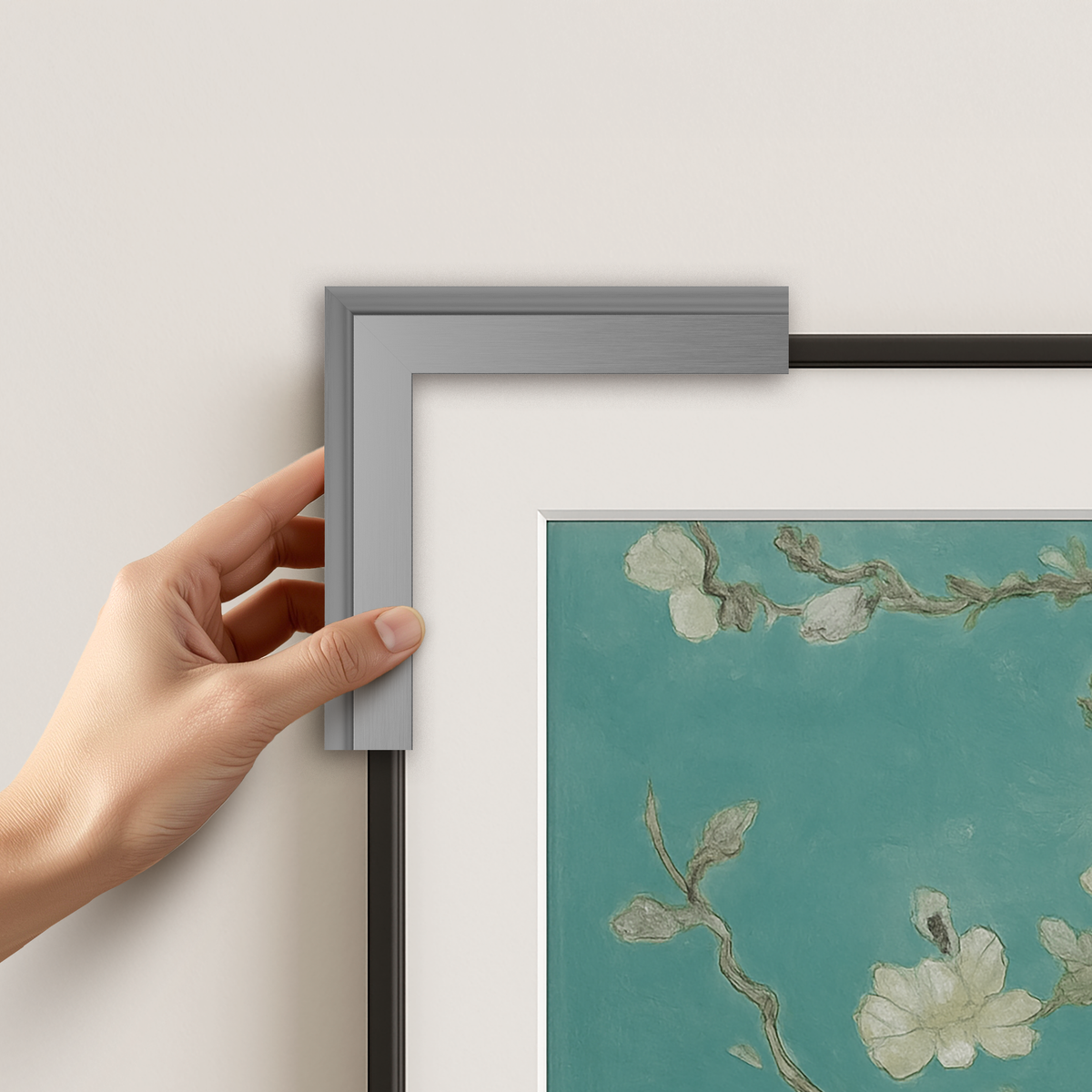 Graphite - Alloy Scoop Samsung Frame Bezel