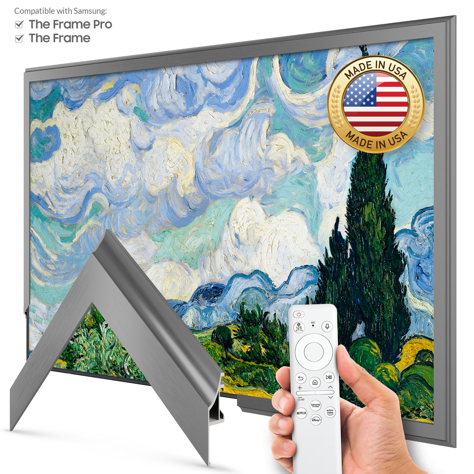 Graphite - Alloy Scoop Samsung Frame Bezel