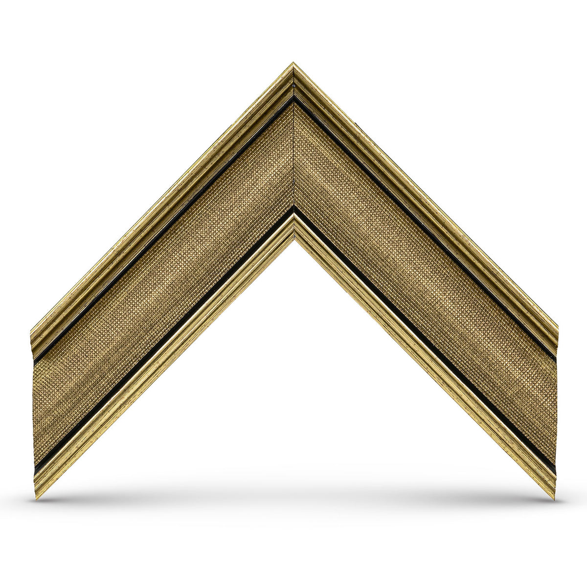 Industrial Brass Deco Slim Frame