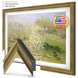 Industrial Brass Deco Slim Frame