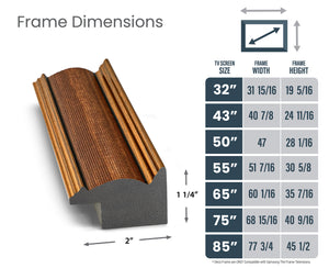 Industrial Copper Deco Slim Frame