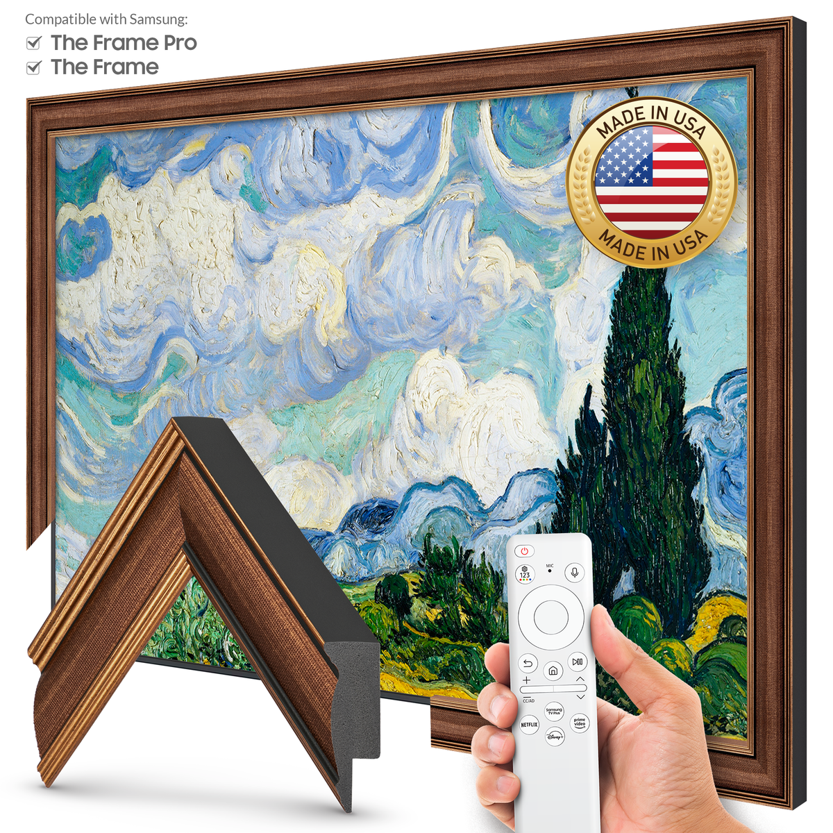 Industrial Copper Deco Slim Frame