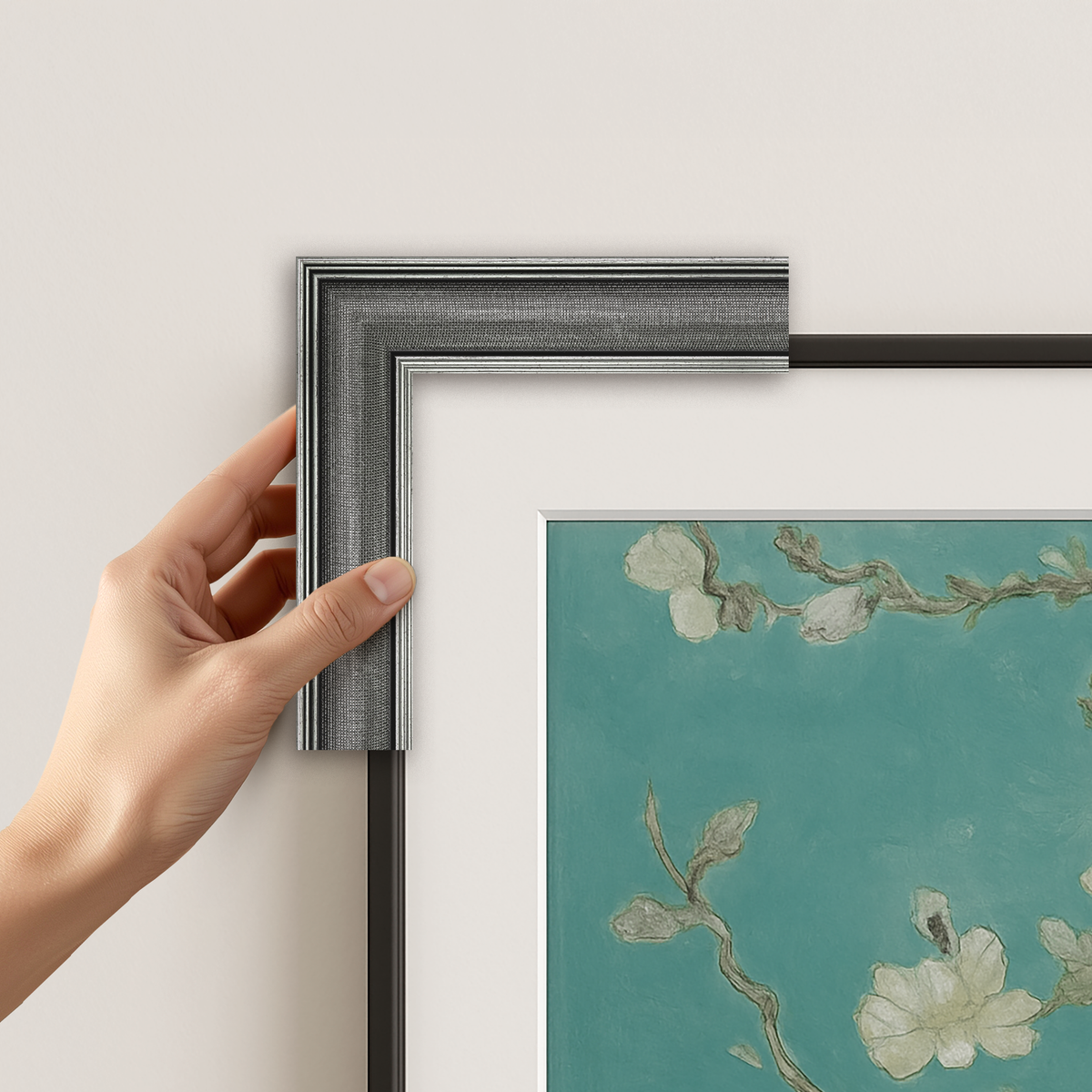 Industrial Iron Deco Slim Frame