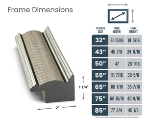 Industrial Nickel Deco Slim Frame