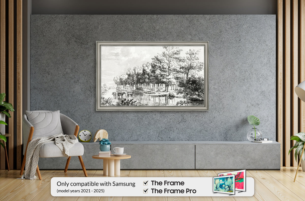 Industrial Nickel Deco Slim Frame