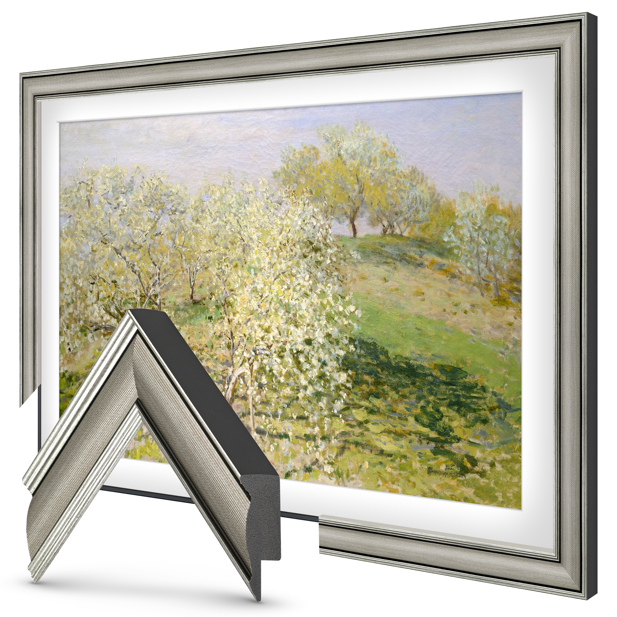 Industrial Nickel Deco Slim Frame