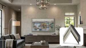 Industrial Nickel Deco Slim Frame