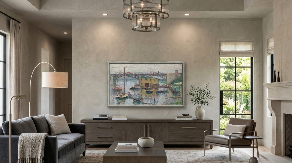 Industrial Nickel Deco Slim Frame