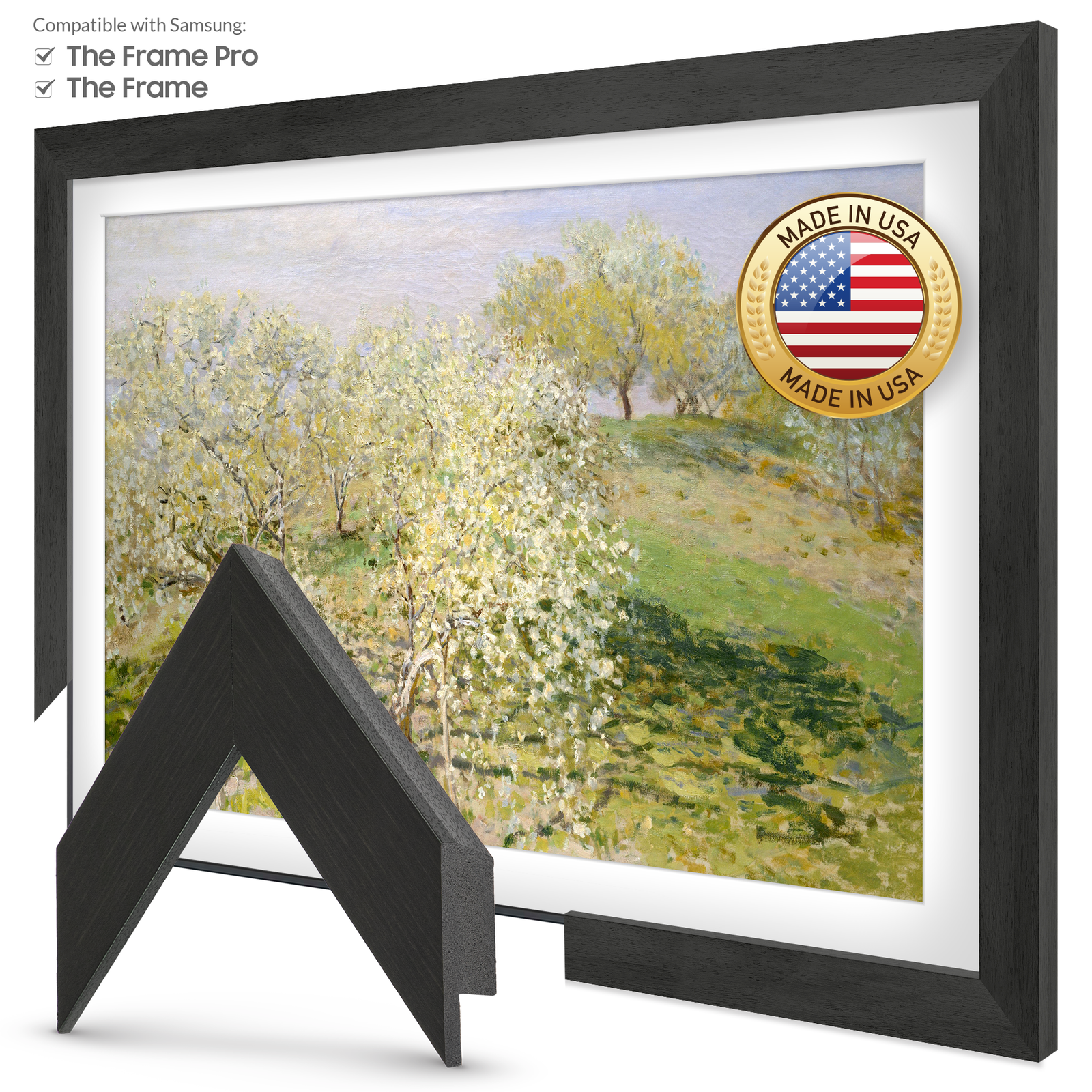 Museum Espresso Deco Slim Frame