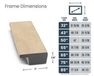 Museum Maple Deco Slim Frame