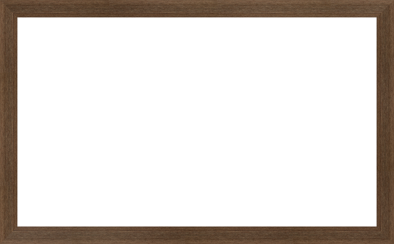 Museum Walnut Deco Slim Frame | Frame My TV