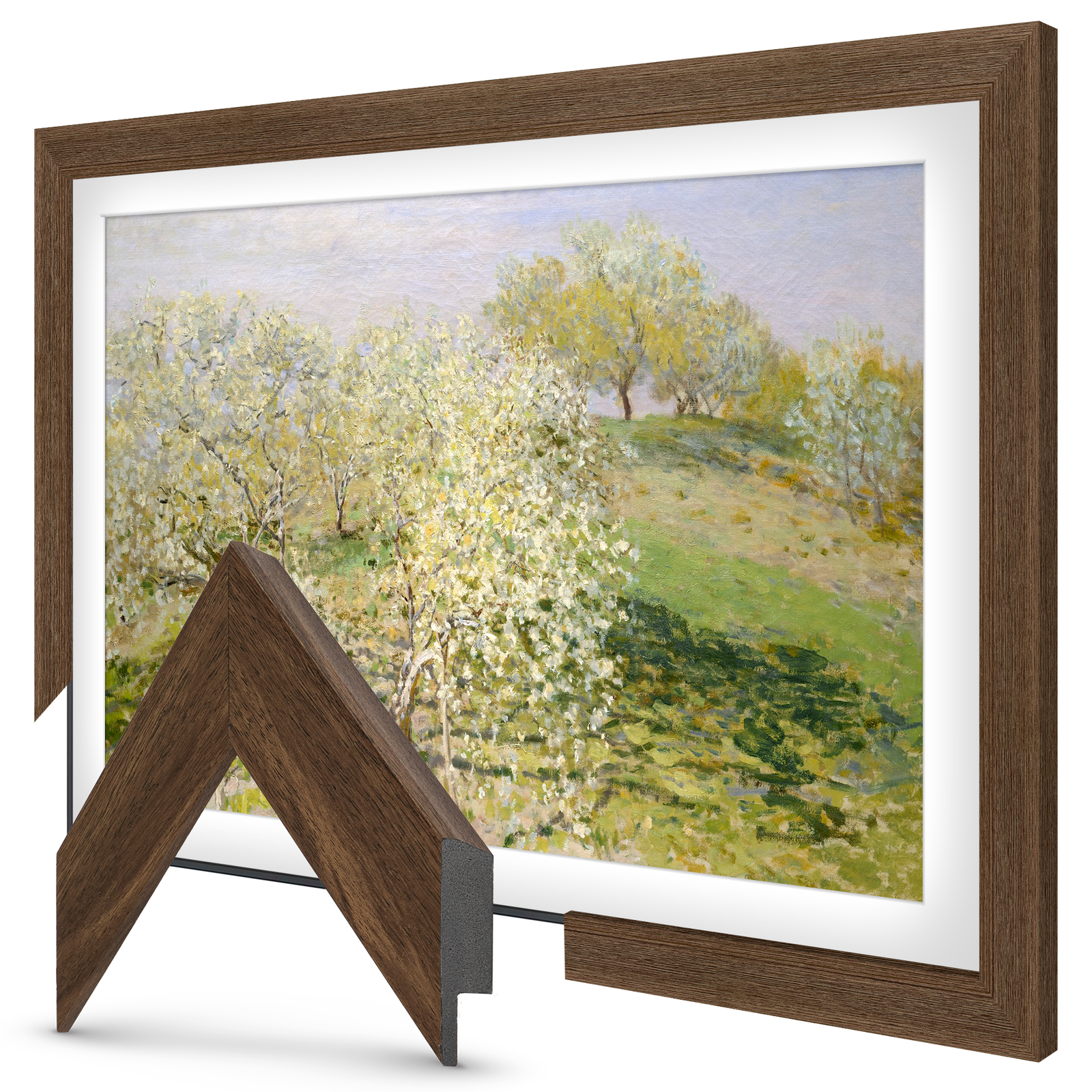 Museum Walnut Deco Slim Frame