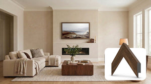 Museum Walnut Deco Slim Frame