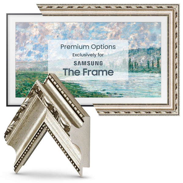 国内外の人気集結！ Silver Ornate Deco TV My Frame | Frame フォトフレーム
