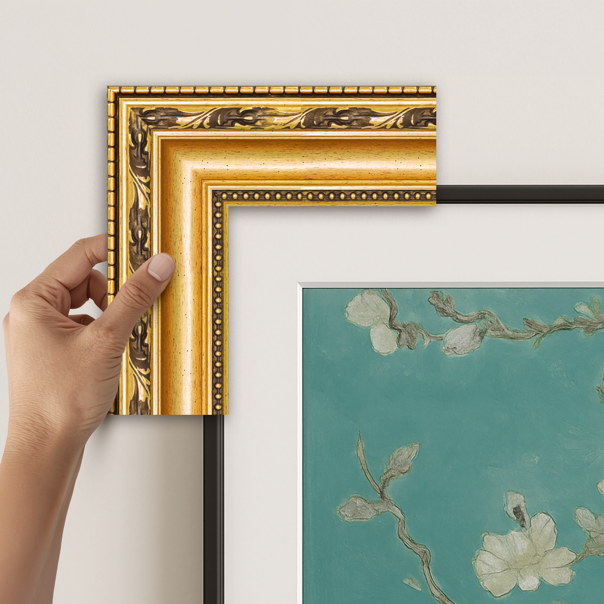 Ornate Gold Deco Frame
