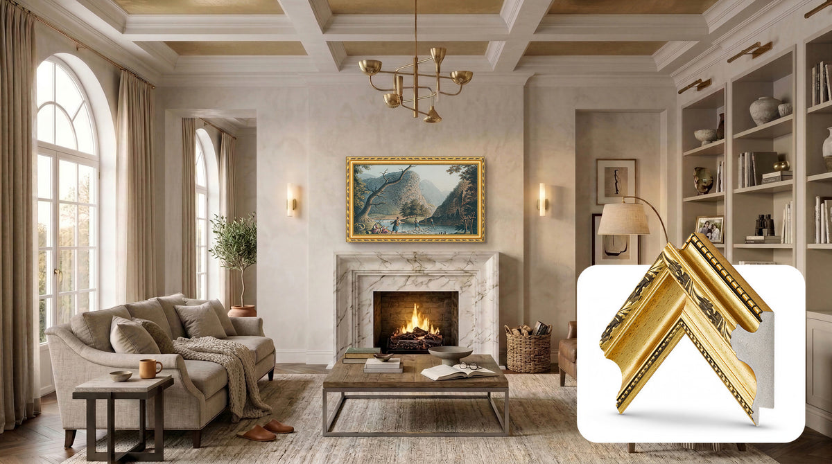 Ornate Gold Deco Frame