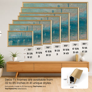 Pale Gold - Alloy Prismatic Samsung Frame Bezel