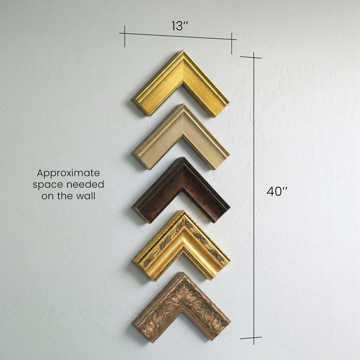 Dealer Samples Wall Display - Premiere Top 5
