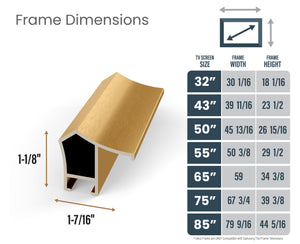 Pale Gold - Alloy Prismatic Samsung Frame Bezel