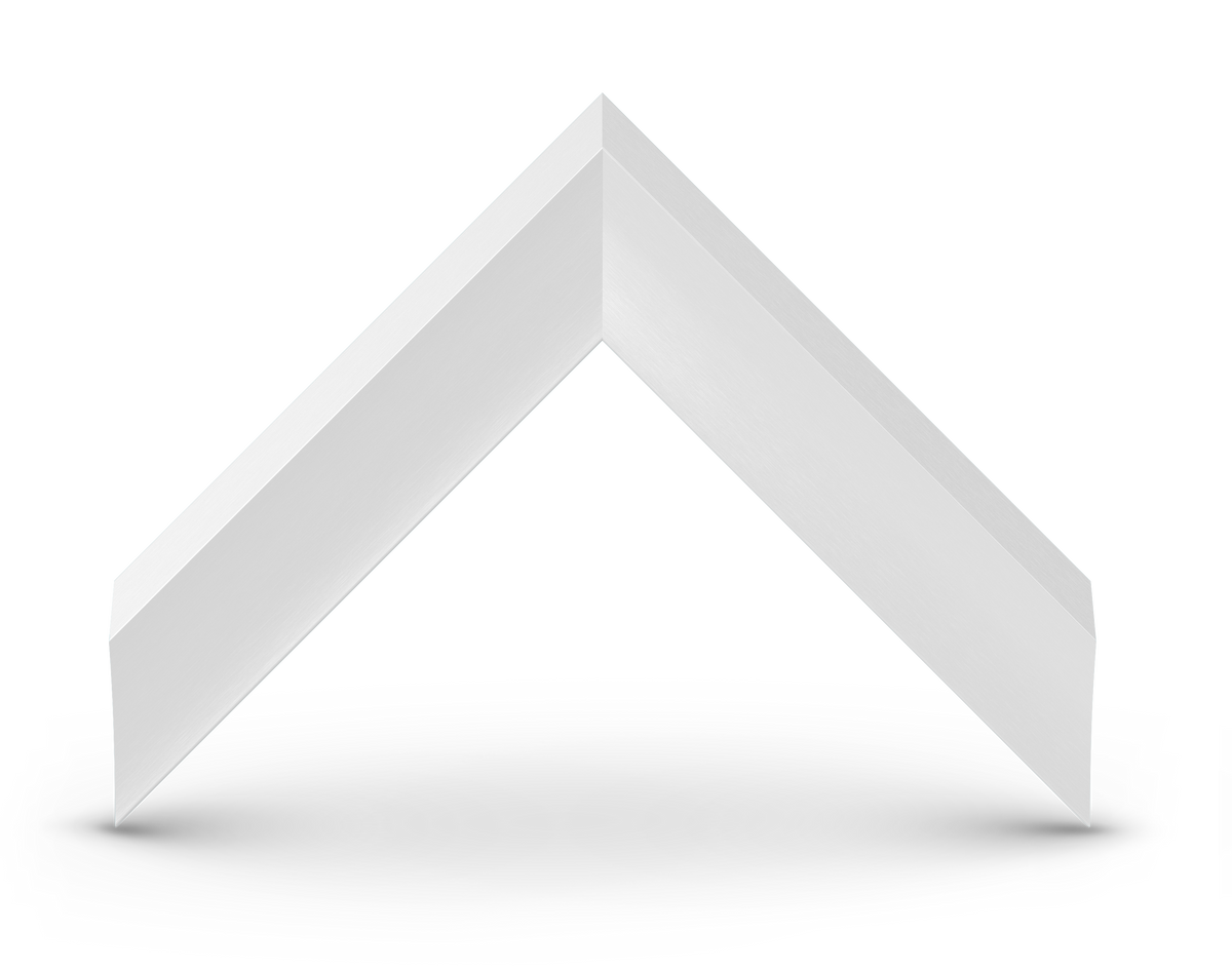 Pure White - Alloy Prismatic Samsung Frame Bezel