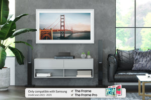 Pure White - Alloy Prismatic Samsung Frame Bezel