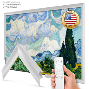 Pure White - Alloy Prismatic Samsung Frame Bezel