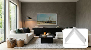 Pure White - Alloy Prismatic Samsung Frame TV Bezel