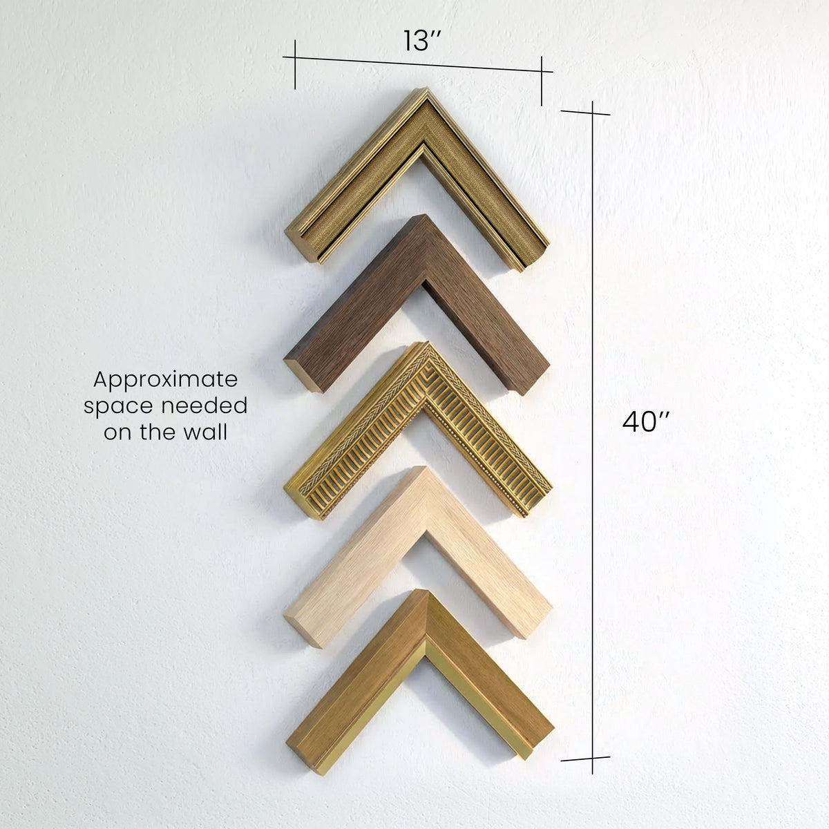 Dealer Samples Wall Display - Slim Top 5