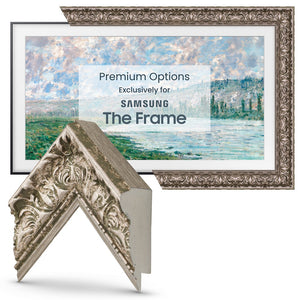 Deco TV Frames Samsung the Frame TV Tuscan Silver