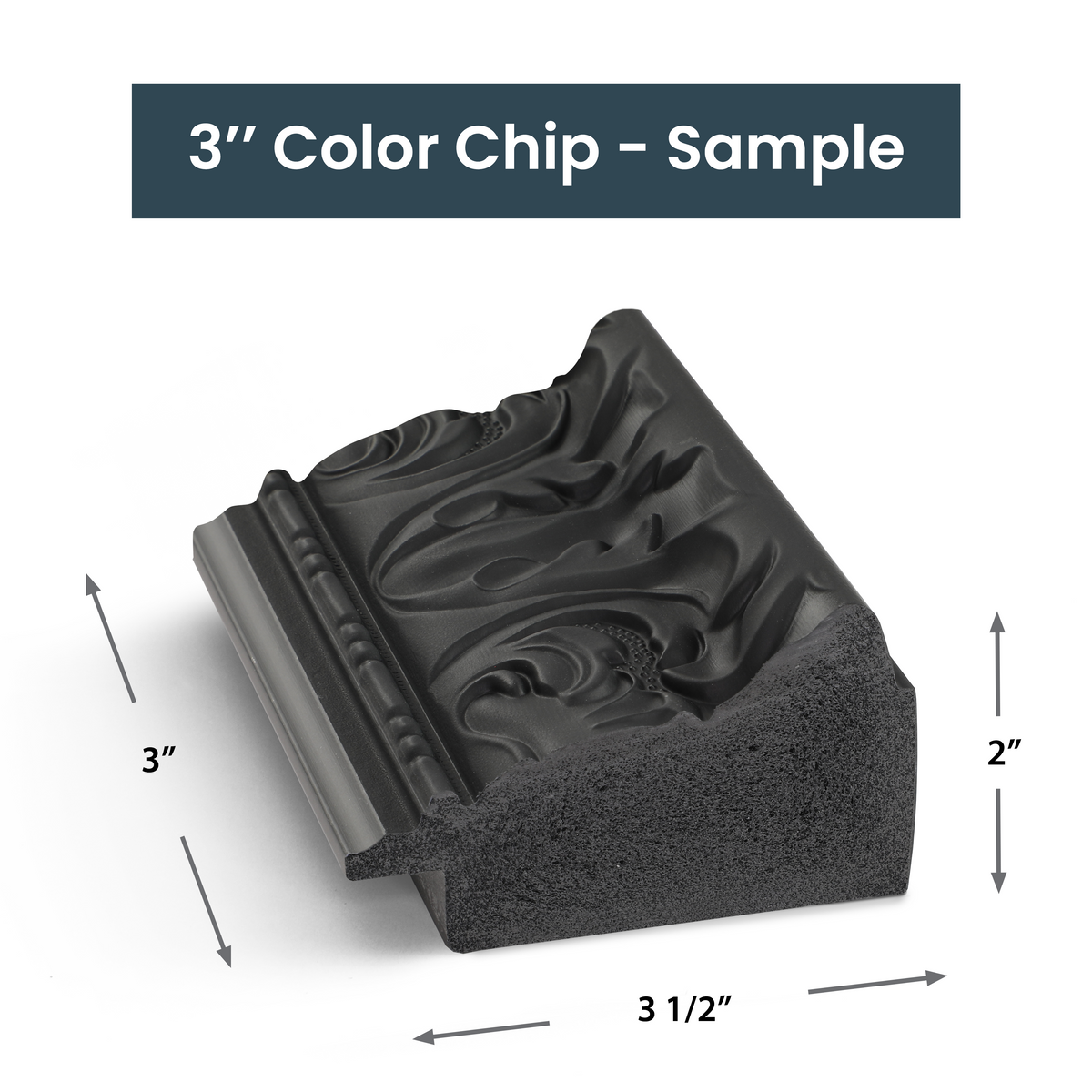 Tuscan Matte Black Deco Sample