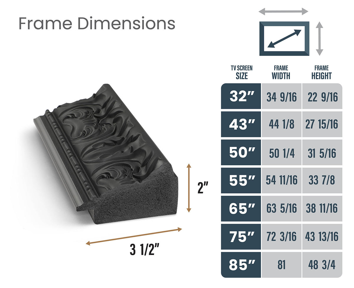 Tuscan Matte Black Deco Sample
