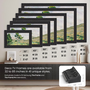 Tuscan Matte Black Deco Frame (2017-2020)